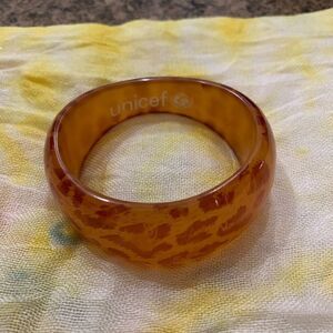 ‎Vintage UNICEF animal Print Bangle